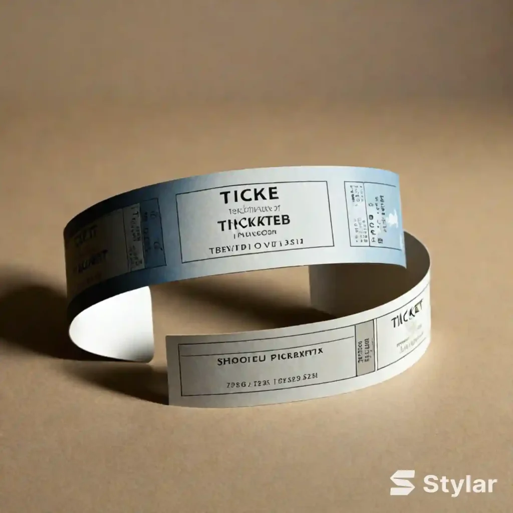 Cetak Tiket Gelang Art Paper