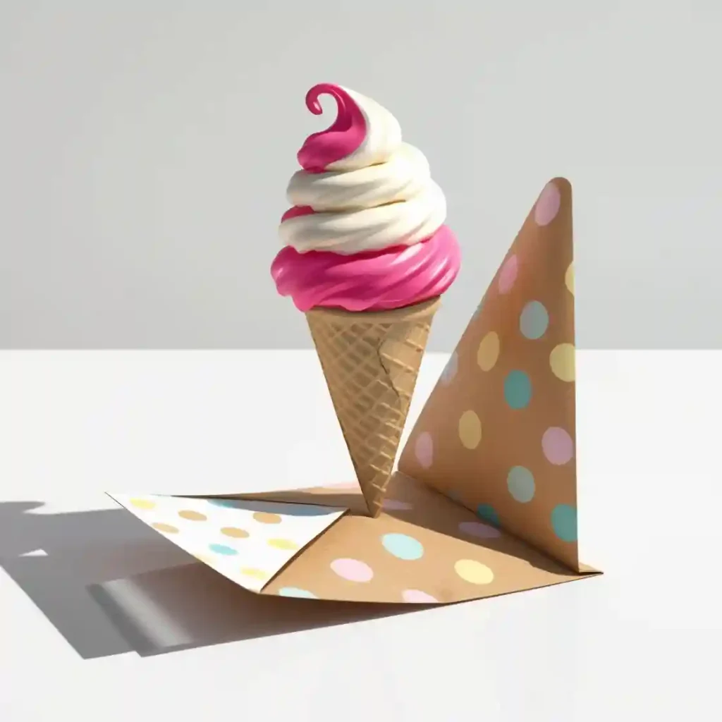 Cetak Kertas Cone Es Krim: Menyempurnakan Kelezatan dengan Tampilan yang Menarik
