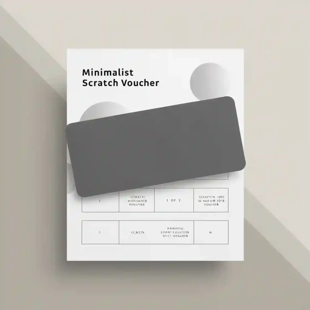 Sembunyikan Hadiah Voucher Gosok di Balik Kode QR
